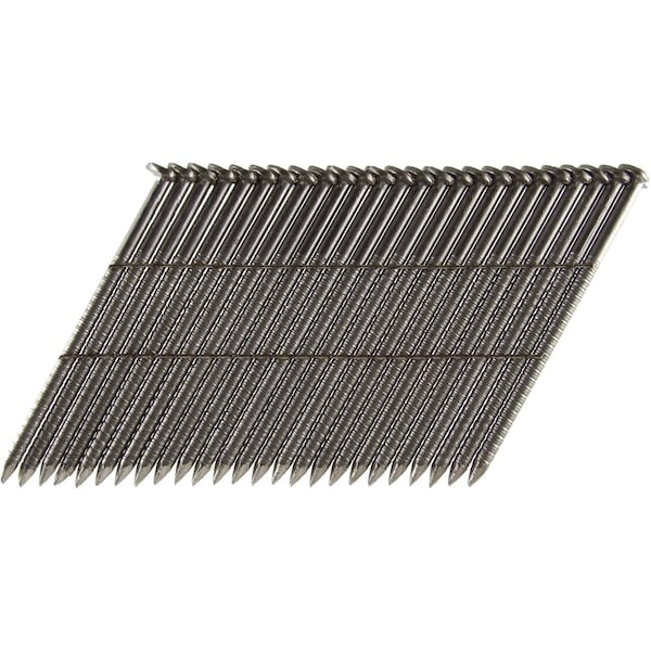 Collated Framing Nail, 8.5 in L, Hot Dipped Galvanized, Round Head, 28 Degrees, 500 PK